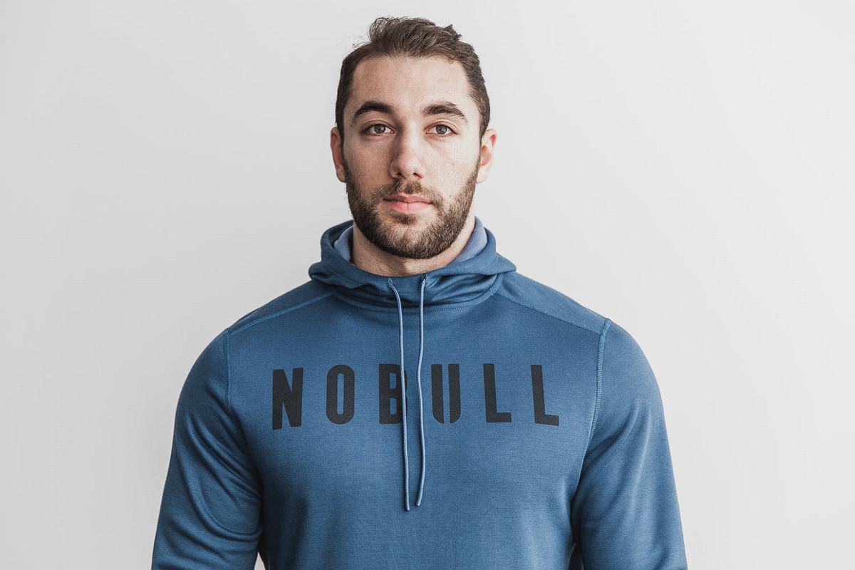 Nobull Men's Hoodie White | Australia (UY2794)